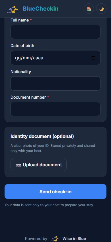 Guest view — details & document